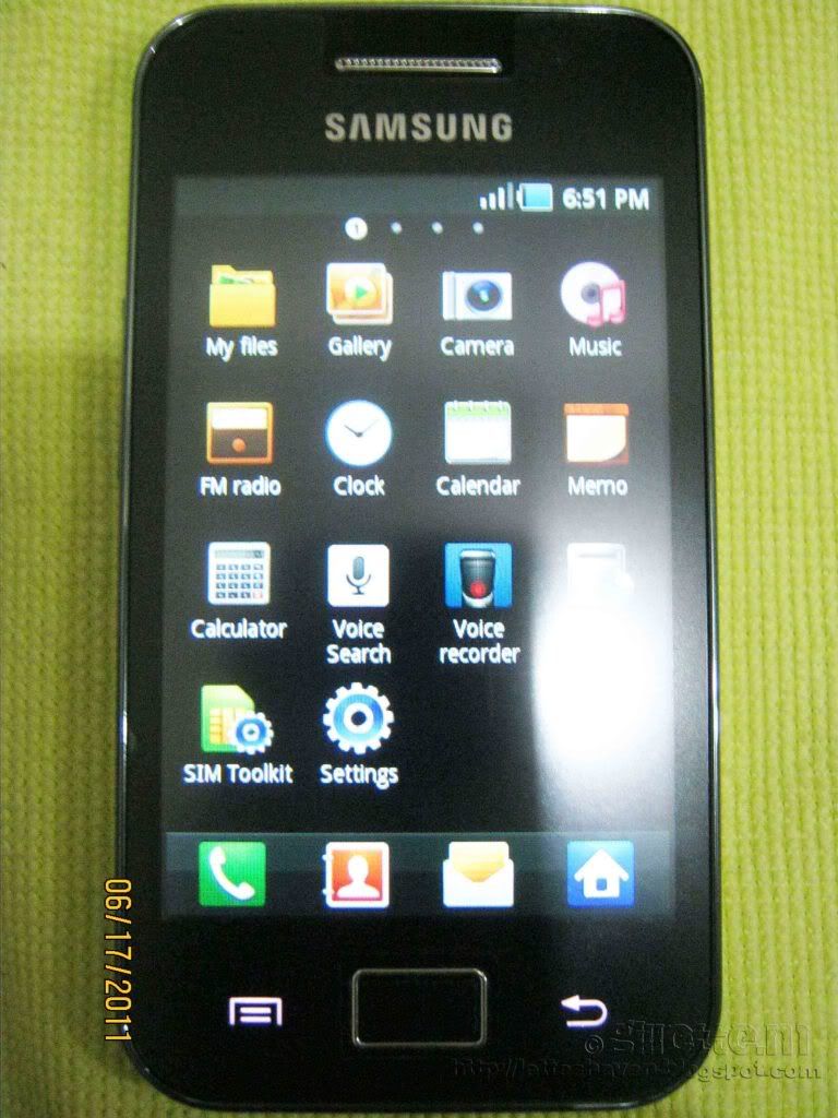 Lette S Haven Samsung Galaxy Ace GT S5830 Review